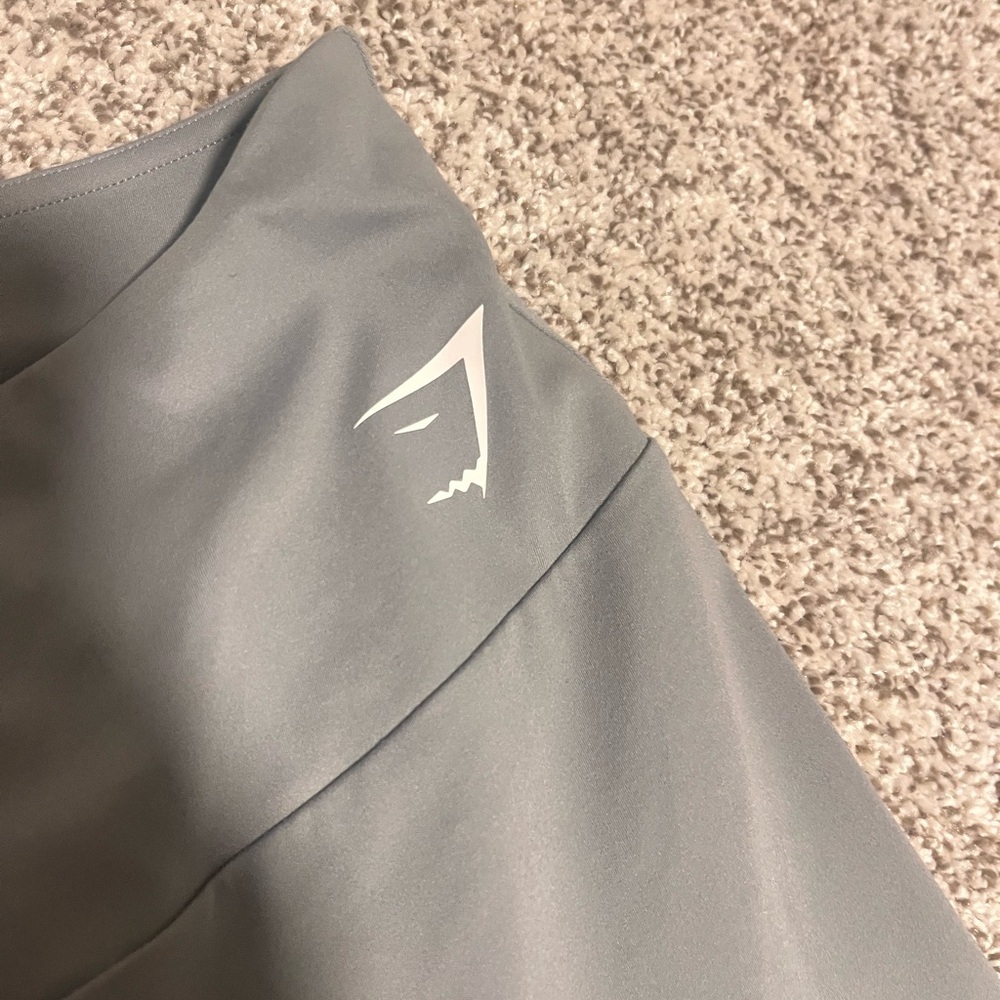 Gymshark Gray High-Waisted Leggings Size L | Stretch Athletic Workout Pants - Picture 2 of 8